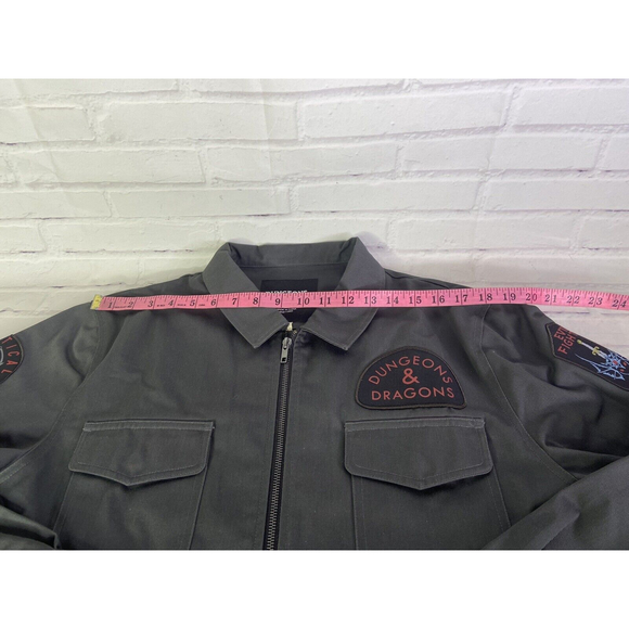 Dungeons And Dragons D&D Warduke Evil Fighter Full Zip Shirt Jacket Mens Size L - Picture 7 of 12